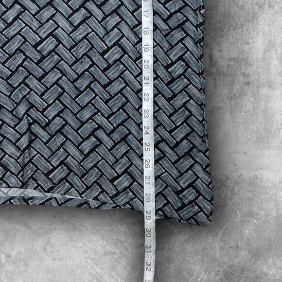 Campia Moda Mens Vintage Rayon Geometric Short Sleeve Button Up Shirt XL - Picture 5 of 6